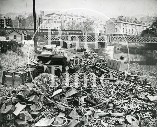 Green Park Railway Bridge, Bath 1960s