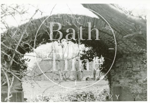 Somersetshire Coal Canal, bridge at Paulton Basin 1969