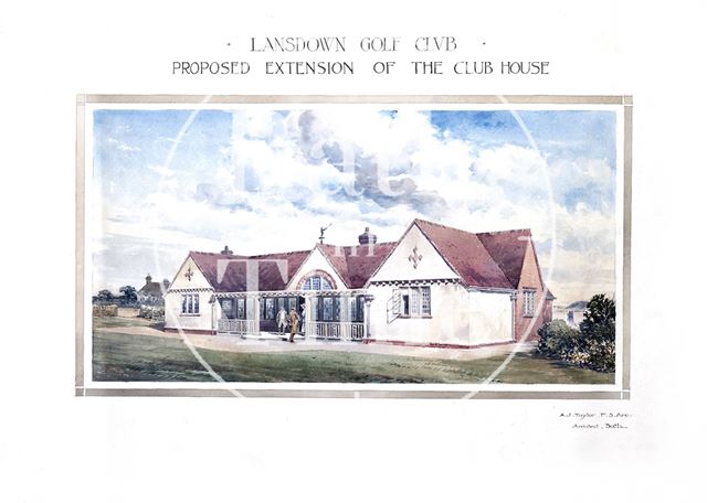 Lansdown Golf Club, Bath - proposed extension of clubhouse - A.J. Taylor c.1929?