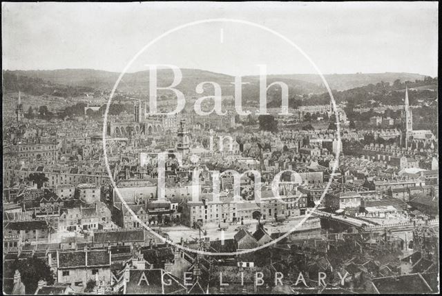 Bath from Beechen Cliff c.1890