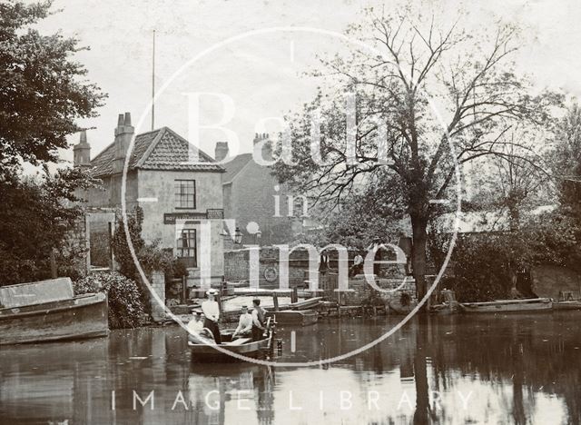 Old Ferry, Twerton, Bath c.1880 - detail