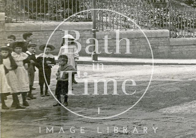 Camden Crescent and Hedgemead Park, Bath 1895 - detail