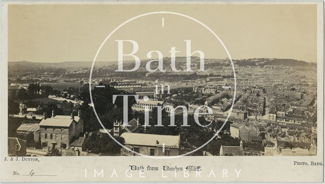 Bath from Beechen Cliff c.1865