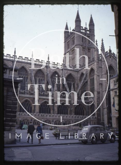 Bath Abbey from York Street 1965