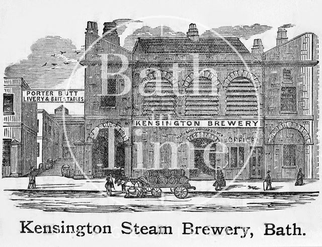 The Kensington Steam Brewery, London Road, Bath 1888