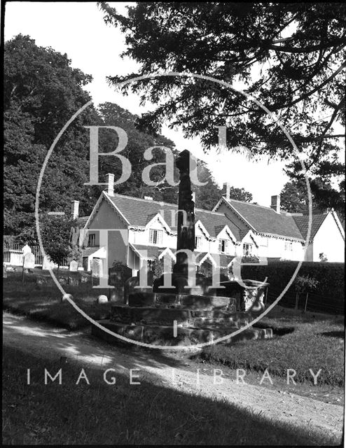 Churchyard Cross, Crowcombe, Somerset c.1900