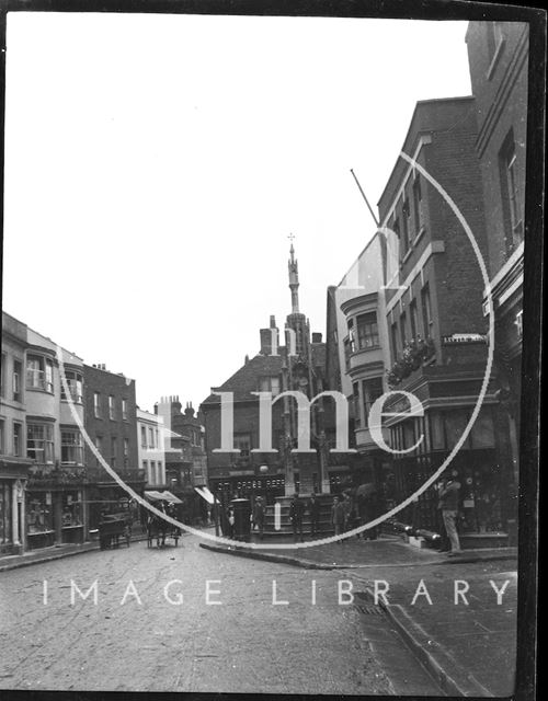 City cross, Winchester, Hampshire c.1900