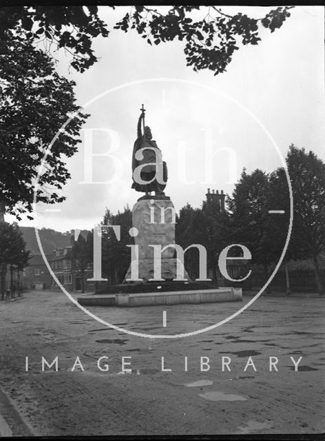 Statue of King Alfred the Great, Winchester, Hampshire c.1901