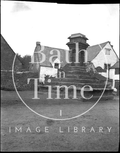 Village cross, Aylburton, Gloucestershire c.1900