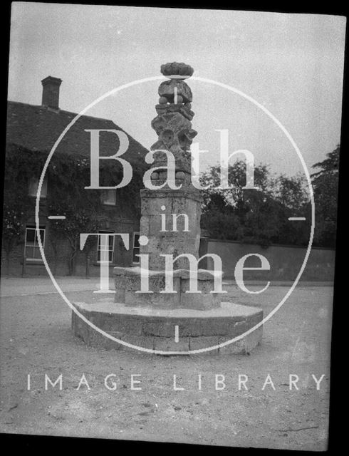 Village cross, Wilton, Wiltshire c.1900