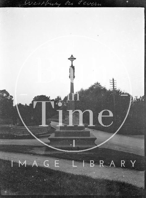 Village cross, Westbury-on-Severn, Gloucestershire c.1900