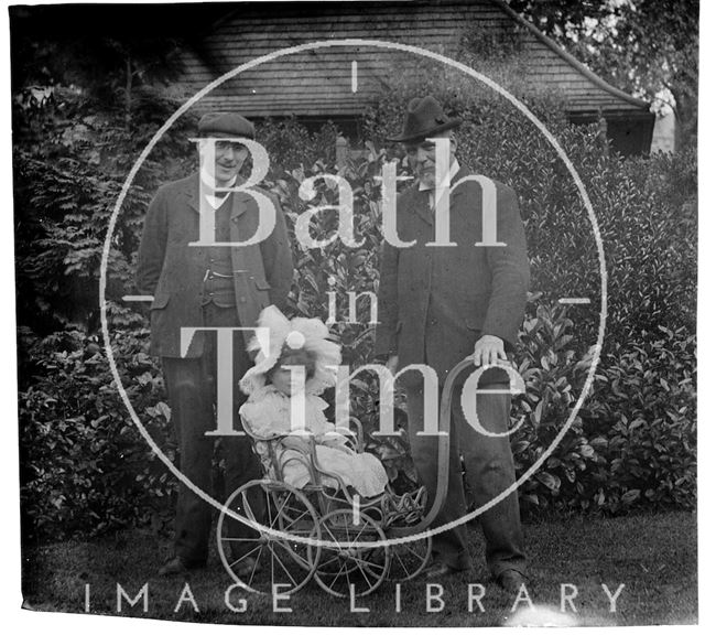 Little girl in Henrietta Park, Bath c.1900