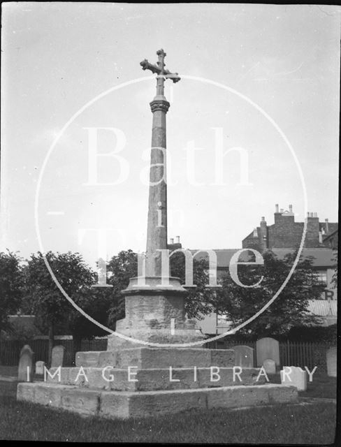 Churchyard cross in an unidentified location c.1900