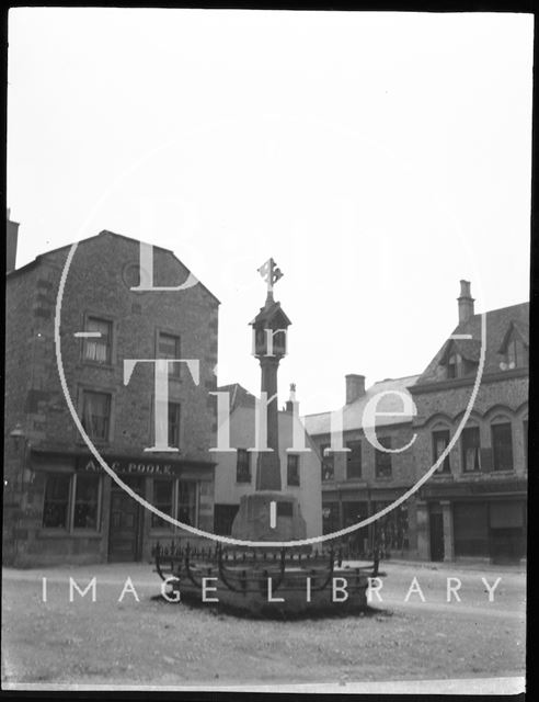 The Market Cross, Stow-on-the-Wold, Gloucestershire c.1900