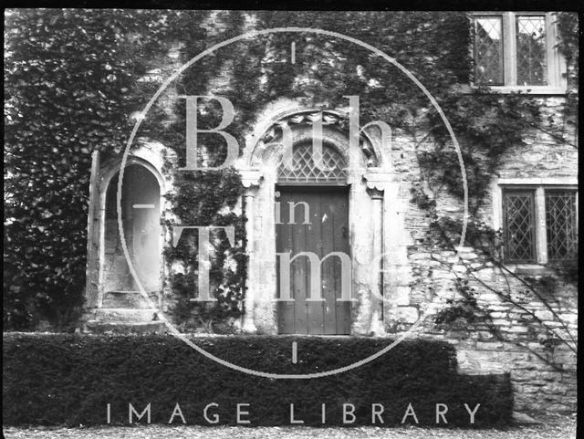 Unusual Norman doorway in an unidentified location c.1900