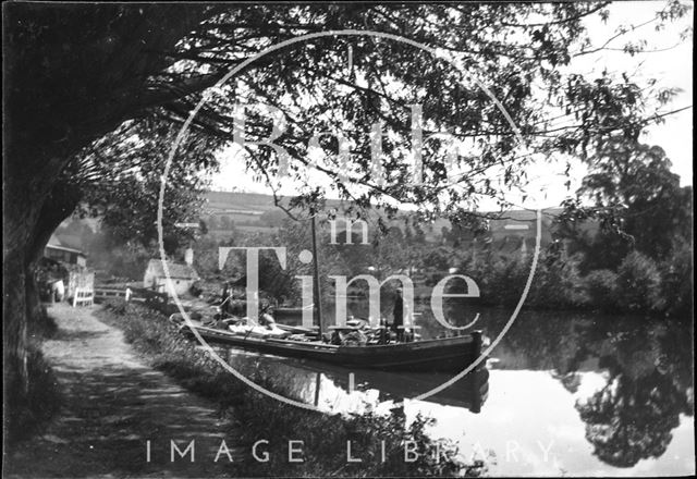 Saltford Lock on the River Avon c.1900