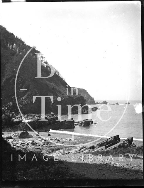 Coastline at the Valley of the Rocks, Devon c.1900