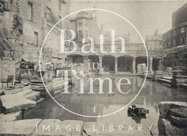 Great Roman Bath, Bath c.1890