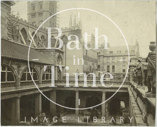 Great Roman Bath, Bath c.1909