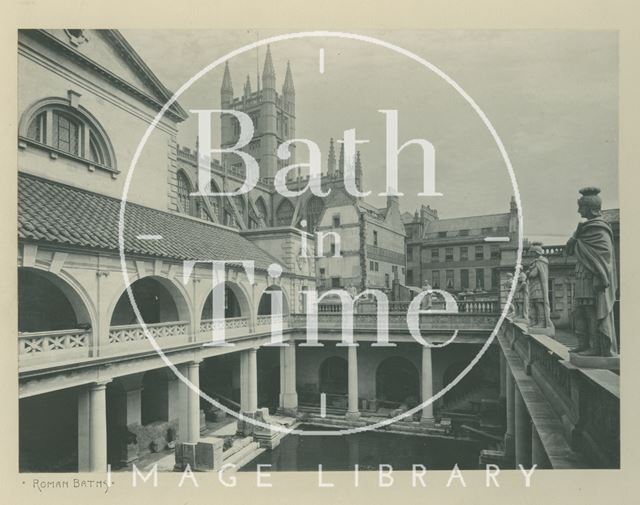 Great Roman Bath, Bath c.1900