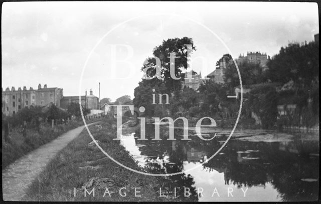 Kennet and Avon Canal below Sydney Buildings, Bath c.1950