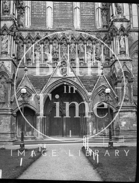 Salisbury Cathedral, Wiltshire c.1900