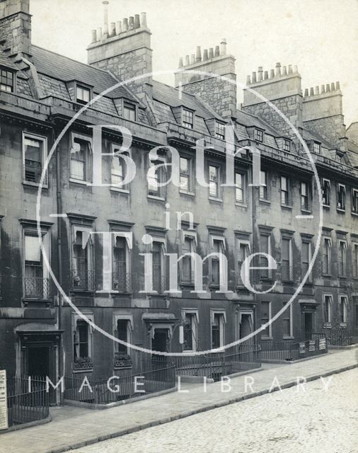 18 to 21, Bennett Street, Including Admiral Philip's House, Bath c.1900