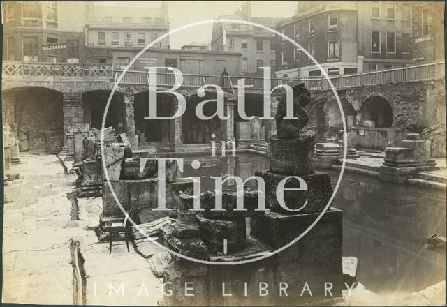 The recently discovered Roman Great Bath, Bath 1890