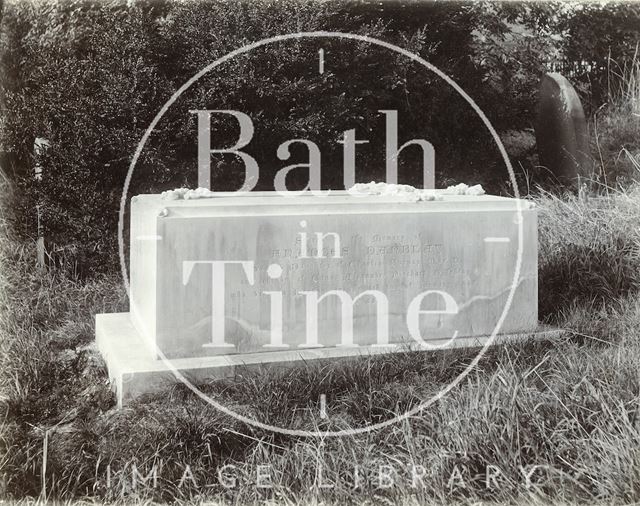 Fanny Burney's (Frances D'Arblay) Tomb in Walcot, Bath c.1930