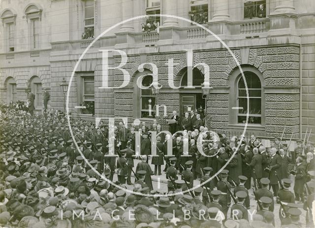 Proclamation of George V and Coronation, Guildhall, Bath 1910