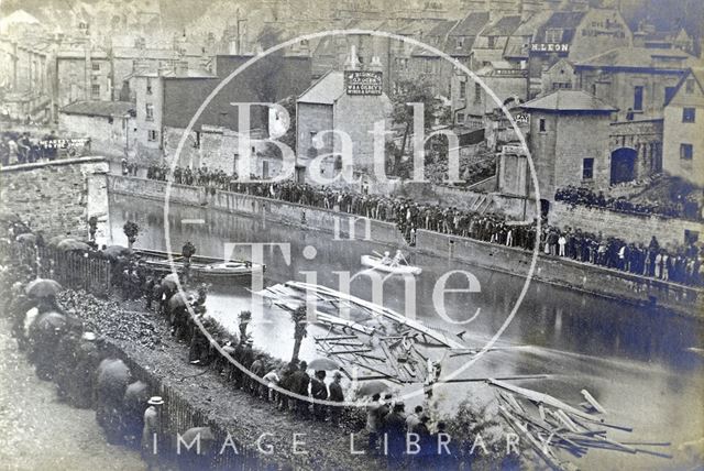 Royal Bath and West Show, Widcombe toll bridge disaster, Bath 1877