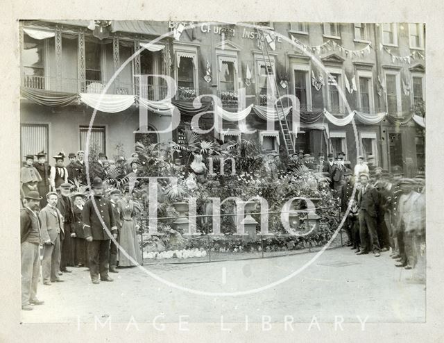 Golden Jubilee Celebrations, top of Milsom Street, Bath 1887