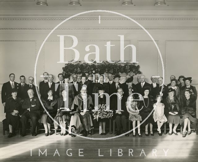 Visit of the Duchess of Kent, Assembly Rooms, Bath 1938