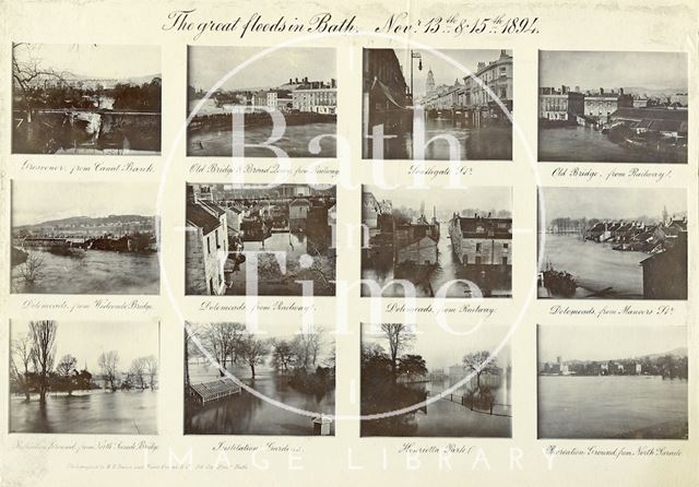 The Great Floods in Bath 1894