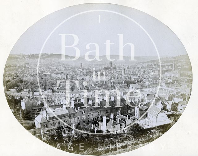 View from Beechen Cliff, Bath c.1872