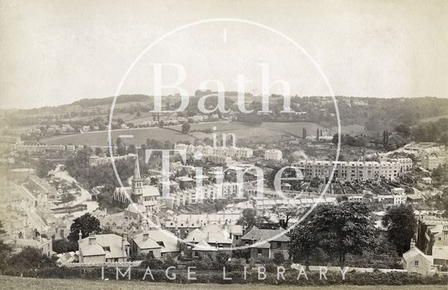 View from Beechen Cliff, Bath c.1898