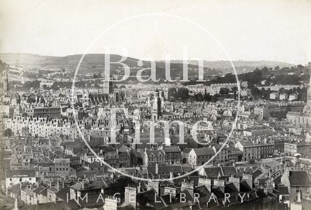 View from Beechen Cliff, Bath c.1900