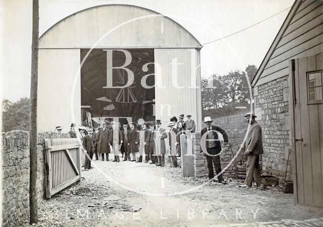 Patrick Alexander's workshop, the Mount, Batheaston 1902