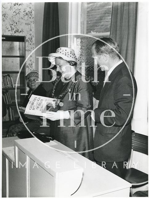 The opening of the Weston Branch Library, Bath 1962