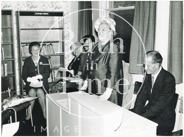 The opening of the Weston Branch Library, Bath 1962