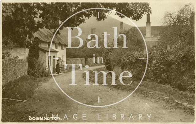 Thatched Cottage in Bossington, Somerset c.1912