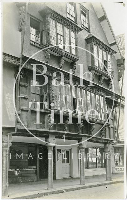 The Butterwalk, Dartmouth, Devon c.1930