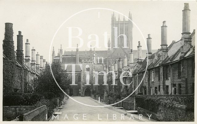 The Vicar's Close, Wells, Somerset c.1930