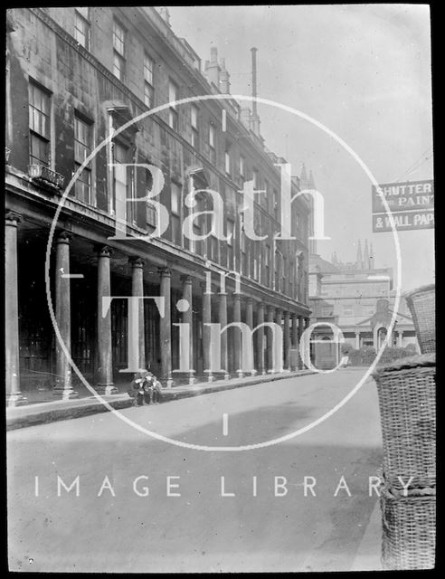 View up Bath Street towards Abbey, Bath c.1905