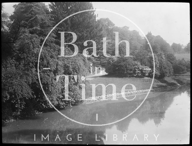 Thought to be Royal Victoria Park, lake and walk, Bath c.1905