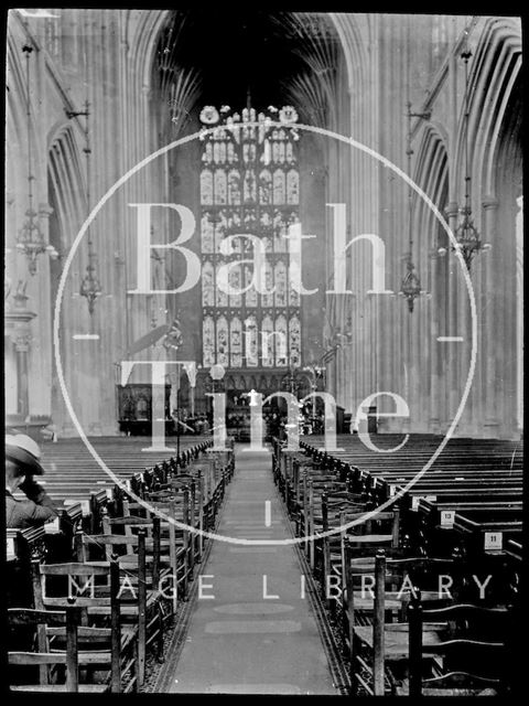 Interior of Bath Abbey c.1905