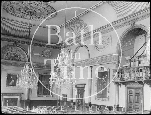 Interior of Banqueting Room of the Guildhall Bath c.1905