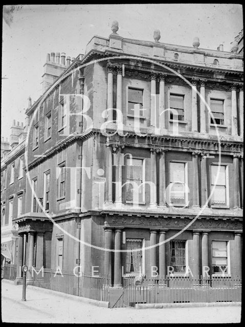 The Circus on the corner of Brock Street, Bath c.1905