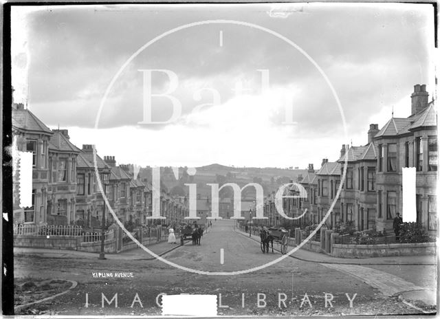 Kipling Avenue, looking down, Bath c.1910