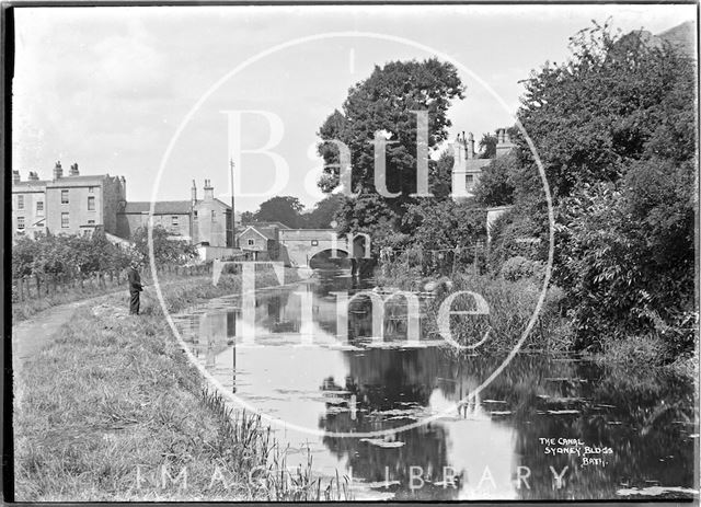 The Kennet and Avon Canal, Sydney Buildings, Bath c.1930